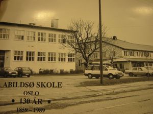 Historiske bilder parkeringsplass